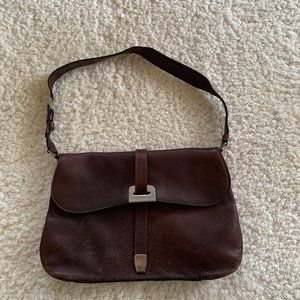 Prada Vintage Purse Maroon Shoulder Bag
